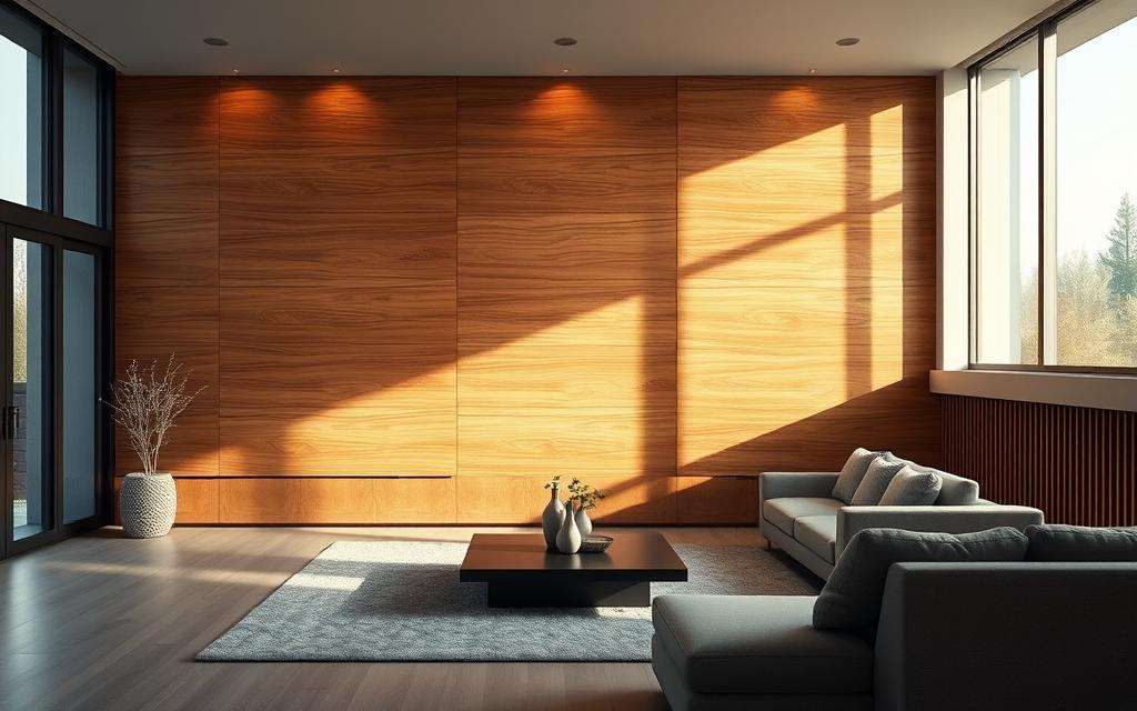 Decorative Wood Panels for Walls in a stylish room